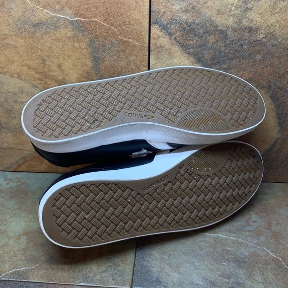 Converse Mens Breakpoint OX 157776C Black White Sneaker Shoes Size M 8.5 W 10 - Picture 6 of 9